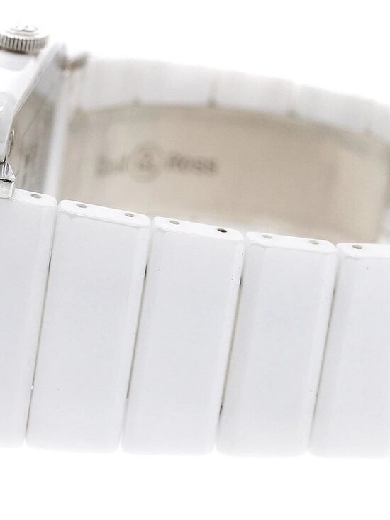 Bell＆Ross Square BRS-98-WCS white Dial Quartz Ladies Watch_